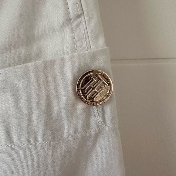 Tommy Hilfiger White Cargo Trousers - Picture 4 of 6
